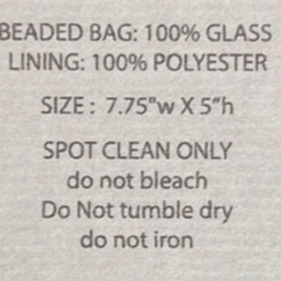 🔹️Beaded Sardine Fish Coin Purse Pouch Wandering Moon Handmade Made in India - Picture 7 of 7